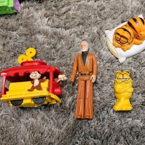 Vintage Happy Meal Small Toys Mix Lot Garfield Chip Dale Care Bear